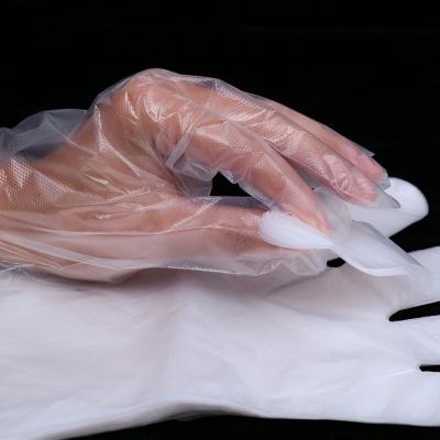 China New Arrival100pcs Disposable Plastic Kitchen Food Service Hand Gloves for sale