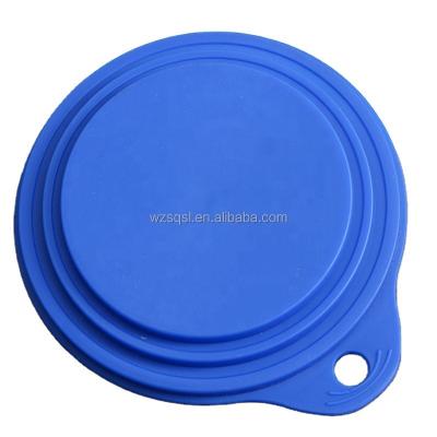 China Non Refillable Pet Food Canned Lid PE Three-in-One Dog Can Lid China Supplier Products Packaging Capsule OEM Customized Plastic Lid for sale