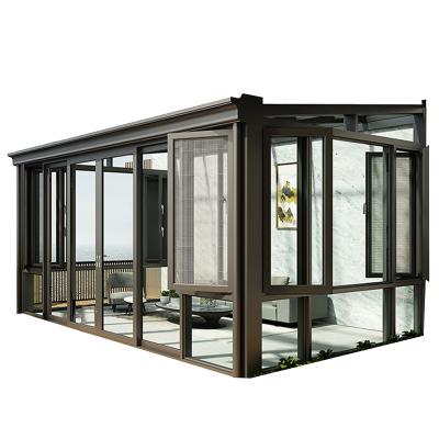 China Modern Aluminum House Sunroom Materials Tent Sunrooms Patio Enclosures Glass Garden for sale