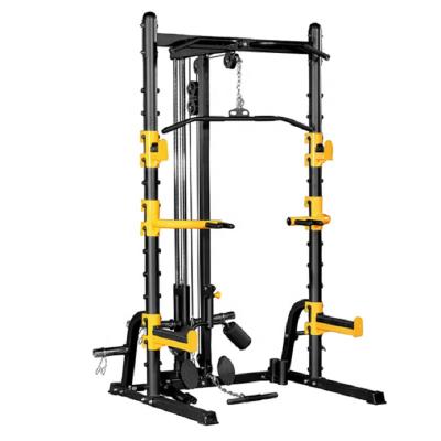 China Home Gym Multi Station Workout Equipment Home Squat Rack Multi Squat Rack&Lat Lower for sale