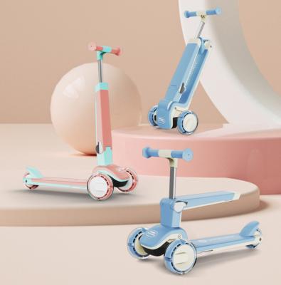 China 3 in 1 Kids Scooters Wholesale Folding Baby Kids Foot Scooter 3 in 1 Kids Kick 3 Wheels Scooter Children Kids Scooters for Toddler Kids Foldable for sale