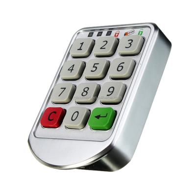 China Lock Panel-zinc alloy; Lock Body: Hot Sale ABS AAA Batteries Keypad Keypad File Password Lock Number Cabinet Lock Electronic Keyless Cabinet Drawer Door Lock for sale