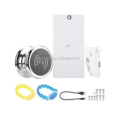 China Zinc Alloy GIS Sauna Furniture GIS Lock RFID Electronic Keyless EM Card Door Swipe Card Door Locker Hidden Cabinet Lock EM115 for sale