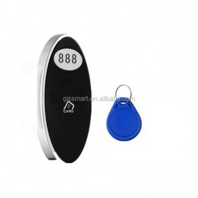 China Panel-Zinc Alloy Gym Spa Rfid Lock Gym Rfid Card Lock Furniture Furniture Cabinet Magnetic Electronic Door Lock With Wristband Master Card Key Em138 for sale