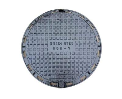 China Residential and industrial areas China Factory Customizable D400 E500 C250 Round Heavy Duty Ductile Iron Well Lid DN700 Ductile Iron Manhole Cover for sale