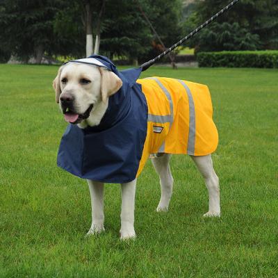 China Stocked OEM Dog Raincoat Custom Waterproof Water Resistant Transparent Clothes With Hood Wholesale for sale