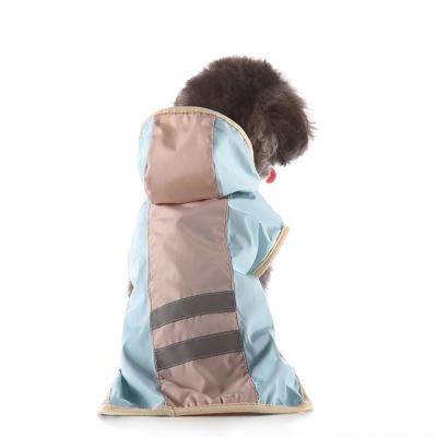 China Stocked Dog Raincoat Clothes Hoody Color Rain Jacket Reflective Quilting Waterproof Clothing For Small Medium Large Dogs Puppy for sale