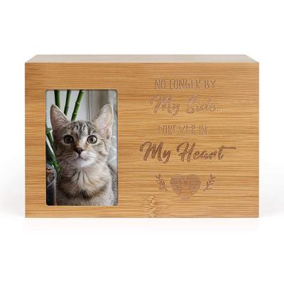 China Viable Funeral Urns Wooden Funeral Articles For Dogs And Cats Pet Memorabilia Frames A Memorial Ceremony Cinerary Casket for sale