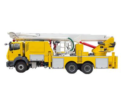 China Platform Aerial Fire Truck 3001 - 5000L for sale