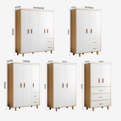 China Factory Cheap Adjustable Price Wooden Sliding Wardrobe Furniture (Height) Bedroom Wardrobe Closet Customized Cabinet For Sale for sale