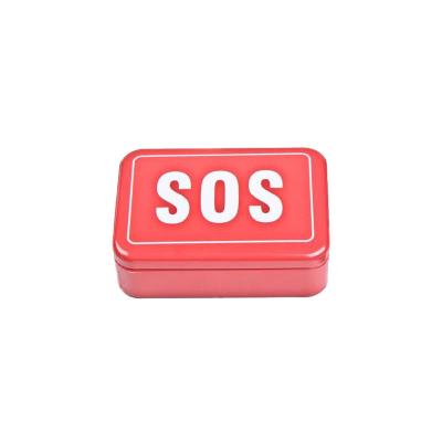 China Outdoor Survival Emergency Kit SOS Self-Reliance Mini Iron Survival First Aid Box for sale