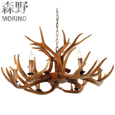 China Hot Selling Modern Rustic Vintage American Style Resin Chandelier Lighting for sale