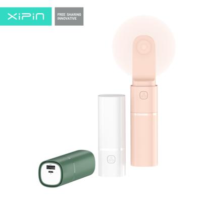 China New Product 2000mAh Cooler Air Cooler Fan Table Fan Portable USB Rechargeable Fan Wholesale Electric Hand Mini Fan for sale