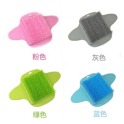 China All Natural Factory Wholesale Plastic Bath Shoe Brush Foot Scrubber Bath Shower Foot Brush Feet Massage Slippers Sweep for sale