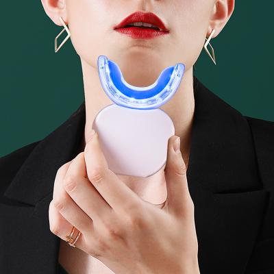 China Remove To Eliminate Smoke Tea/Coffee/Tobacco Stains Hot Selling Professional Led Light Teeth Whitening Home Use Tooth Whitening Mini Blue Light for sale