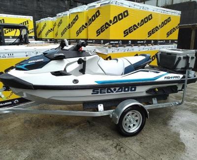 China Brand New Sea-Doo Pro 2021 Warranty IDF Fish And Sound System Jet Ski With Cooler 1201 - 1400cc for sale