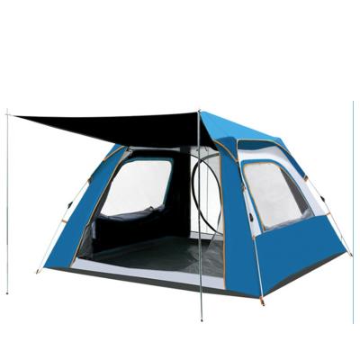 China Extended type hot sale camping tents outdoor for 3-4 people automatic rainproof for sale