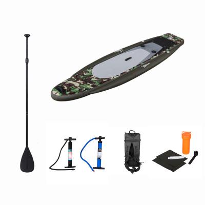 China Unisex Outdoor Eco-friendly Carbon Fiber Material Paddle Stand Up Custom Isup Inflatable Sip Paddle Board for sale