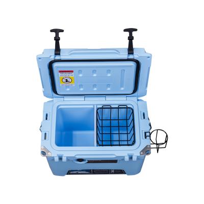 China B-20QT food grade waterproof cooler box insulated rotomolded car cooler box for camping for sale