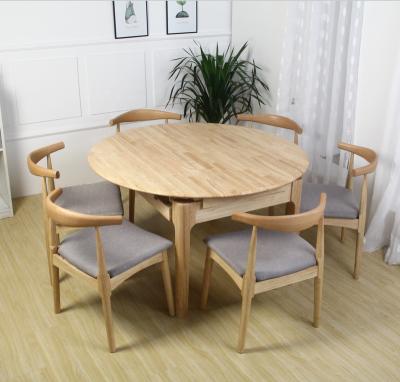 China Wholesale Inexpensive Wedding Designs Stable Durable Postmodern Banquet Folding Wooden Rectangular Round Dining Table Chairs for sale