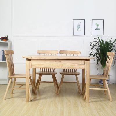 China Goods stable 2022 wholesallounge modern cheap wedding nordic designs folding wood rectangular round dining table chairs for sale