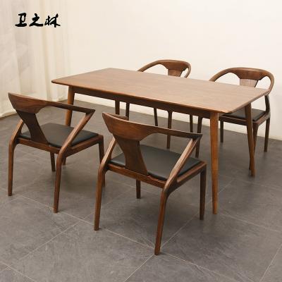 China Latest New Design Factory Wholesale Price Contemporary Arrow Chair Wooden Restaurant Dining Chair for sale