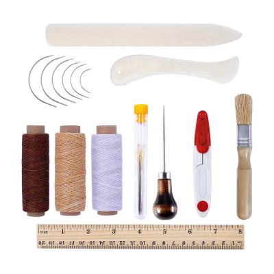 China L6 DIY Leather Crafting Tools Eco-friendly Bookbinding Leather Folder Leather Sewing Tool Kit for sale