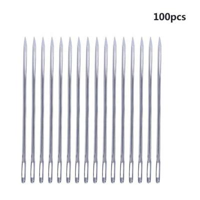 China Wholesale 100pcs/Bag High Quality Leather Hand Sewing Craft Tools Triangle Needle Leather Hand Sewing Needles for sale