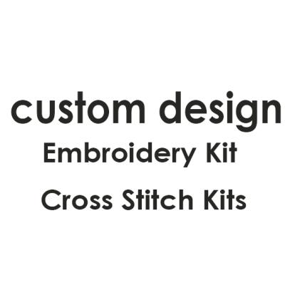 China Europe Factory Price DIY Embroidery Craft Cross Stitch Kits Custom Design Embroidery Starter Kit for sale