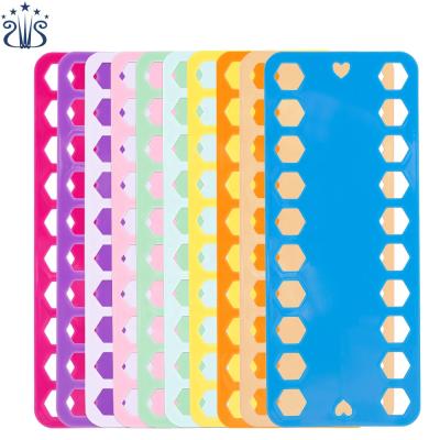 China Thread Cross Stitch Winding Board Embroidery Special Color Plastic Winding Thread Board for sale