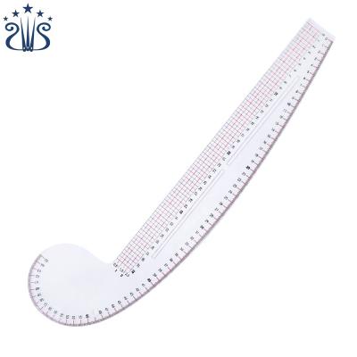 China Eco-friendly RTS Curve Ruler Comma French Acrylic Ruler For Sewing Dressmaker Multifunctional Ruler for sale