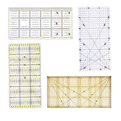 China Patchwork Ruler 15*30cm Rectangle Quilting Ruler Promotional Acrylic Sewing Ruler Sewing Ruler for sale