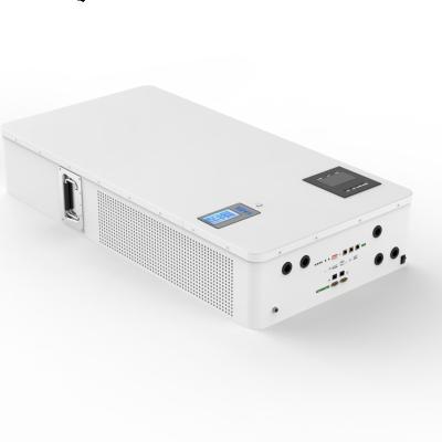 China Stainless Steel Built In 3.5KW Solar Powered Lithium Ion Inverter 48V 200Ah 10KWH Wall Mounted Lifepo4 Battery Pack Storage Batteries for sale