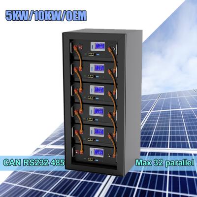 China Stainless Steel OEM ODM 10KW 48V 200Ah 100Ah Li-ionen-akku Lifepo4 Battery Pack Lithium-akku 10000W Phosphate Lithium Ion Battery Batteries for sale