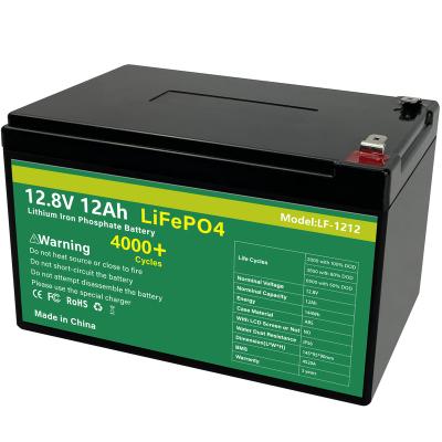 China Toys Deep Cycle Spare 12V 12Ah 12000mAh Akku Lifepo4 Battery Pack Lithium Lead Acid Ion Battery for sale