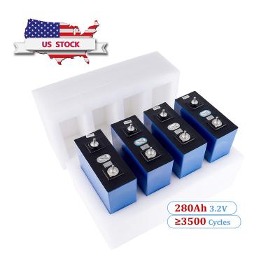 China 3.2v 280ah Lifepo4 Prismatic Lithium Ion Battery Cell Batteries For Solar EV Power System 280ah With Busbar And Bolts 280Ah for sale