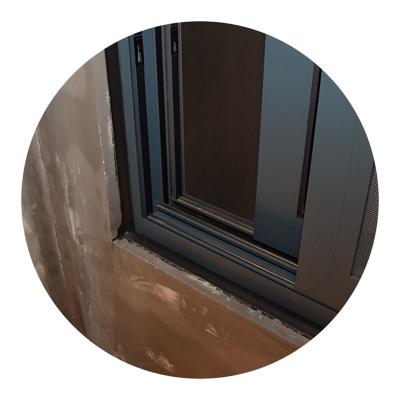 China Magnetic Aluminum Home Screen Building Materials Profile For Doors And Windows for sale