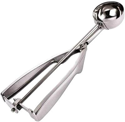 China Sustainable Ball Maker Kitchen Stainless Steel Ice Cream Scoops Stacks Fruit Crush Spoon Diameter Cookies Spoon for sale