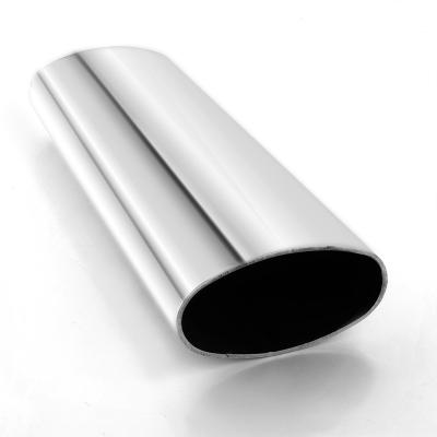 China Oval Balustrade Foshan Factory Mirror Finish 316L Stainless Steel Pipe for sale