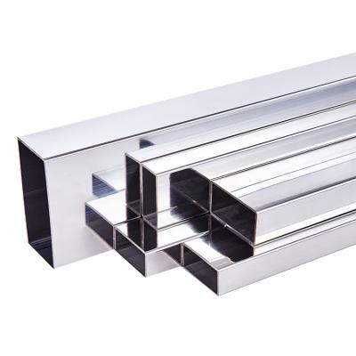 China Wholesale Foshan Factory 316 Stainless Steel Mirror Railing Rectangular Pipes For Fence for sale