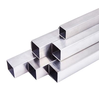 China Industrial Handrail Vinmay Mill Foshan 1 Inch Stainless Steel Square Tube Size 201 Satin 304 316L Polished Stainless Steel Pipes for sale