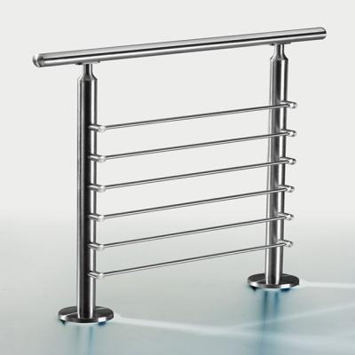 China Modern Railing System Stainless Steel Handrail Fittings Stair Railing Kit for sale