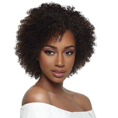 China Cheap Curly Hair Wigs U Part HD Lace Frontal Wig Kinky Curly Afro Brazilian Short Bob Wigs for sale