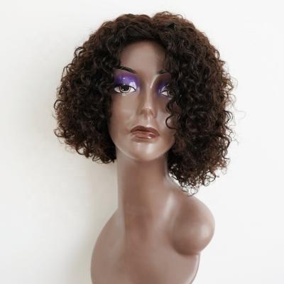 China Wholesale Kinky Curly Afro Kinky Curly Wig Machine Making Short Virgin Hair Wigs For Black Women for sale