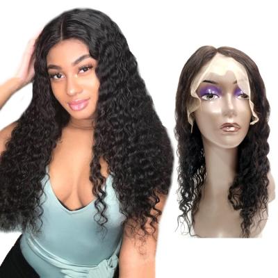 China Wholesale Cheap Water Wave 13x4 Lace Front 100% Virgin Human Hair Wigs Brazilian Cuticle Aligned Lace Closure Hair Wigs for sale