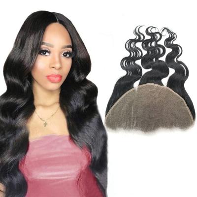 China 100% Human Hair Factory Hot Selling Peruvian Human Hair 13x4 Lace Frontal Closure 100% for sale