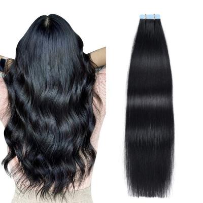 China HOT Sale 20PCs Silky Straight Seamless Skin Hair Extension Wave Weft Tape In Hair 100% Hair Extensions for sale