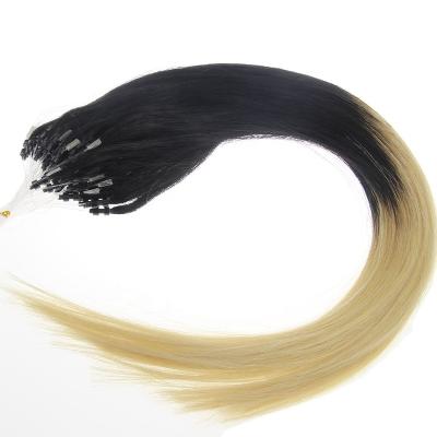 China Silky Straight Easy Ring Hair Extension 100% Wave Micro Curl Hair for sale