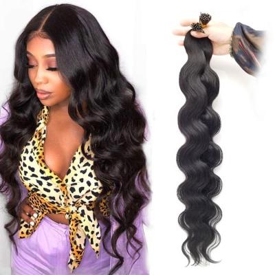 China Wholesale Silky Straight I Tip Extensions Wave I Tip Virgin Hair Pre Bonded Extensions Body Wave I Tip Hair Extension for sale