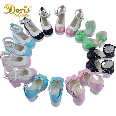 China DORIS KILIGDOLL Custom Fashion Toy Shoes Fashion Doll's Shoes For 1/3 Round Wedges BJD Head Doll Shoes 60cm SD Doll Shoes Wholesale for sale